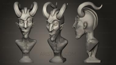 Busts of heroes and monsters (BUSTH_0101) 3D model for CNC machine